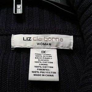 Puffer front sweater